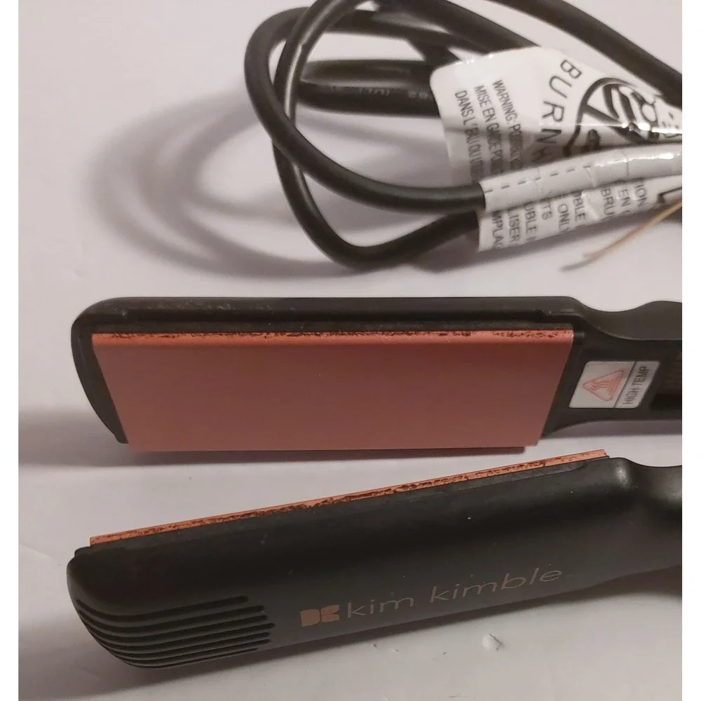 Kim Kimble Infrared‎ Flat Iron Hair Straightener TESTED & WORKS GREAT!